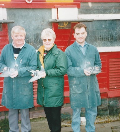 Joe Margaret Kevin with their winners