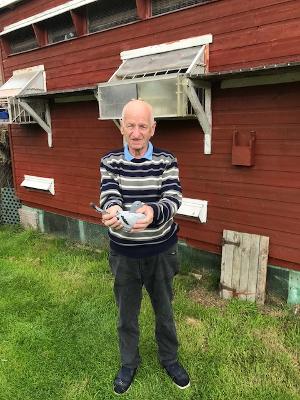 George Truesdale with his 1st Open Fed