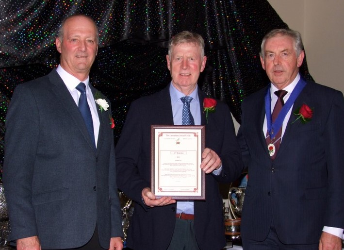 New Committee Member Ray Bullen with his Diploma 23 11 21