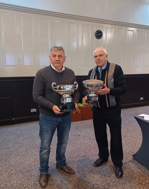 Ken Gladstone with his R.P.R.A Award 04 02 22