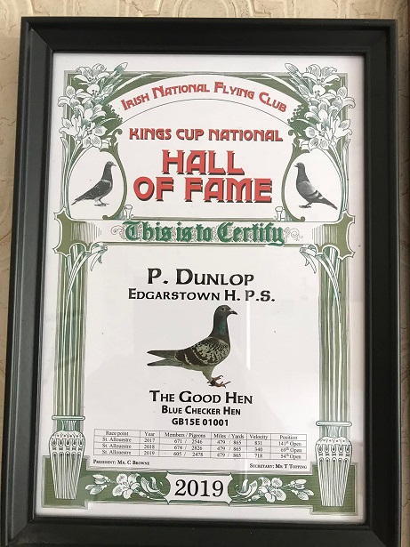 Dunlop HofFame Diploma 12 07 22