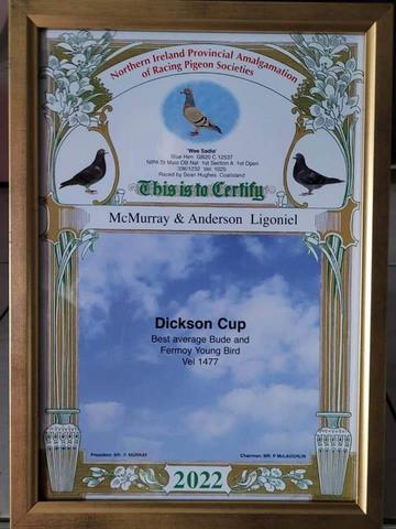 Dickson Cup Diploma 13 03 23