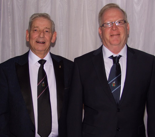 Secretary Brian Dearn with New Member David Hilton 06 03 23