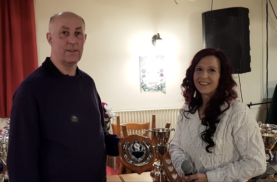 Alan Peach with Alys Evans guest of honour. 12 02 24z