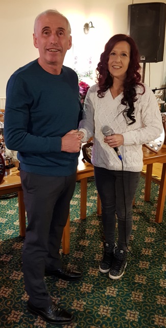 Mick Leszczyszak with Alys Evans. 12 02 24z