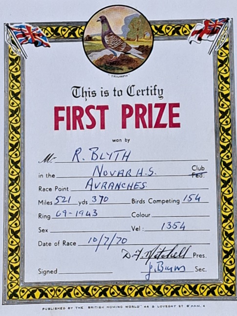 Avranches Certificate 12 06 24k