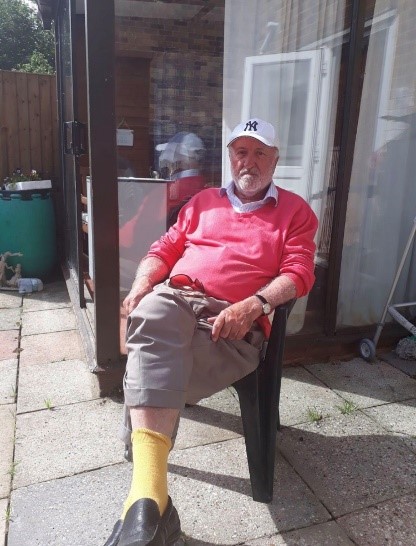 Laindon distance supremo Pat Newell wins the club opener. 13 04 24