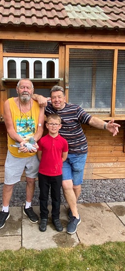 Brian and Tommy Jones and Tommys Grandson Jackson 18 06 25A