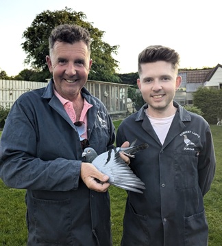 Gary Hughes Son 3rd National and Newry City Winners. Winner is the same cock that won Section G from Fermoy 10 06 25A