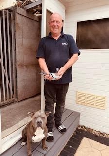 Kevin Docherty holding his 8th Open winner 19 06 25a