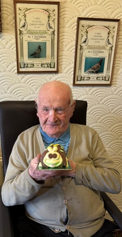 A Big Happy Birthday to John Patterson who recently turned 97. 25 09 25b