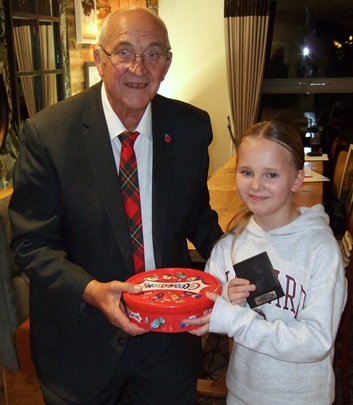 Young Mia Evans with Cliff Sanders 12 11 25d