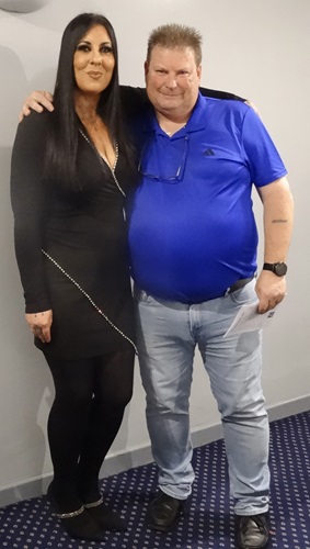 Club Secretary Steve Stone with Angie. 10 12 25a