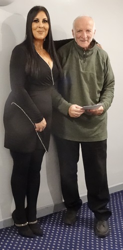 Paul Adams with Angie. 10 12 25a