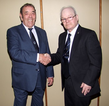 Mick McGrevy with a welcome from George Hlson 10 03 26c