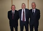Secretary Brian Deaen centre with speakers Brian Holland and Chris Knowles 10 03 26c